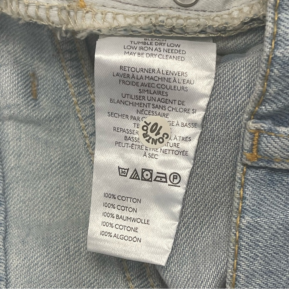 Pilcro Relaxed High-Rise Wide-Leg Jeans in Denim Light, Size 31 - NWT - Picture 8 of 8